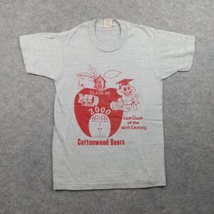 Vintage Screen Stars Shirt Youth 10-12 Class 2000 USA Y2K Apple‎ Worm School 639